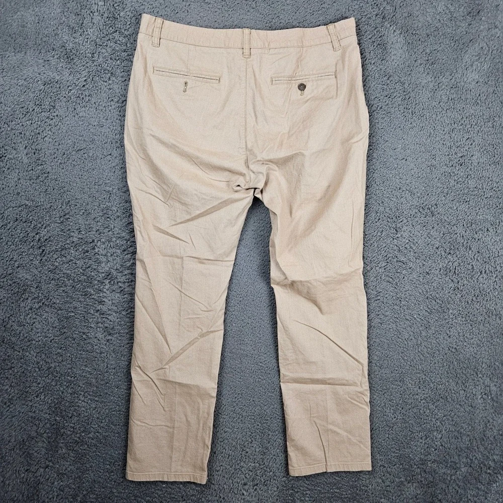 Bonobos Mens Tailored Chino Pants 34x30 Khaki Tan‎ Cotton Blend
